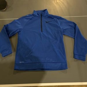 Men’s Nike Quarter Zip Blue - Size Medium - Dry Fit